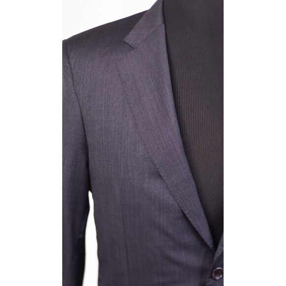 Jos A Bank Signature Platinum Italy Made Micro Check 2 button Wool Jacket 40r - Picture 6 of 13
